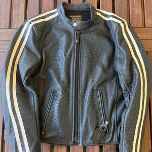 Vanson Leathers Perforated Leather Motorcycle Jacket